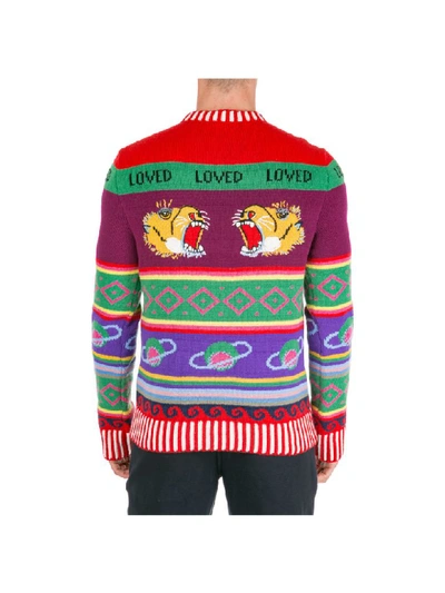 Gucci Men's Crew Neck Neckline Jumper Sweater Pullover In Multi | ModeSens