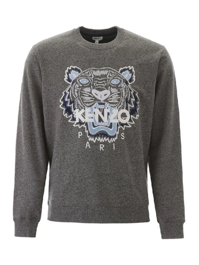 Shop Kenzo Tiger Sweatshirt In Anthracite (grey)
