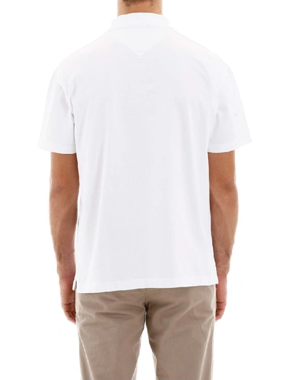 Shop Kenzo Logo Polo Shirt In Blanc (white)