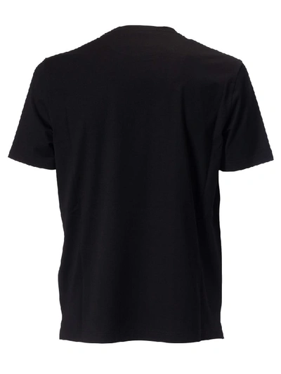 Shop Prada Chest Pocket T-shirt In Black