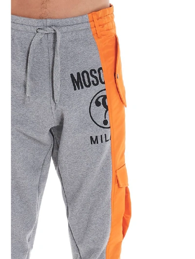 Shop Moschino Sweatpants In Multicolor