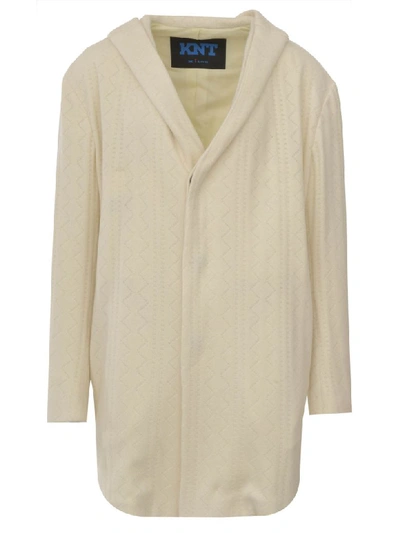 Shop Kiton Blazer  In Ivory