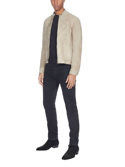 Shop Ajmone Suede Jacket In Tirolo