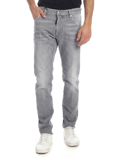 Shop Dsquared2 Grey Wash Cool Guy Jeans In Grigio