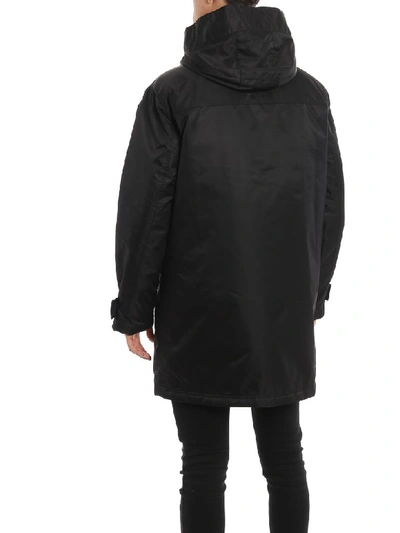 Shop Hogan Coat In Black