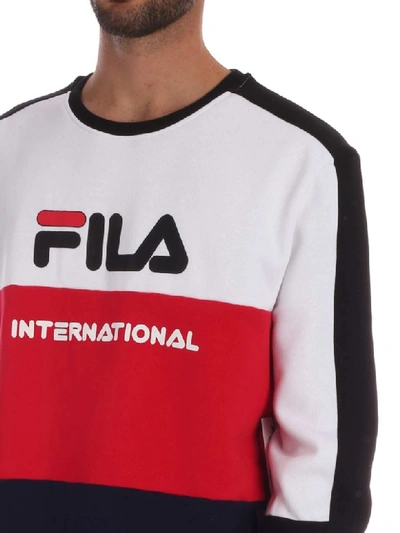 Shop Fila Cotton Sweatshirt In Multicolor