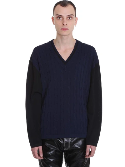 Exodus Knitwear In Blue Wool