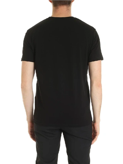 Shop Karl Lagerfeld T-shirt Con Patch In Nero