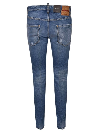 Shop Dsquared2 Skinny Jeans In Blue