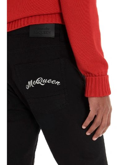 Shop Alexander Mcqueen Jeans In Black