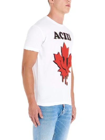 Shop Dsquared2 Acid T-shirt In White