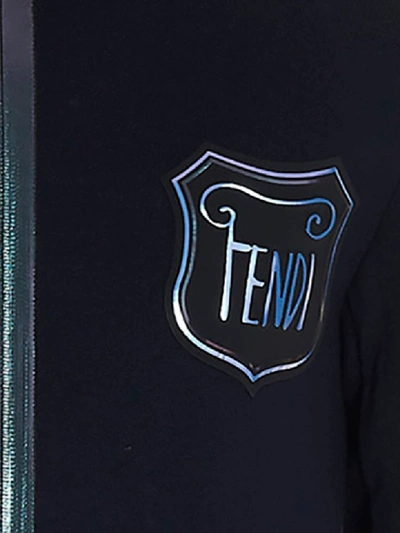 Shop Fendi Cardigan In Blue