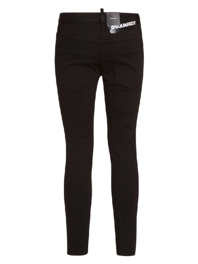 Shop Dsquared2 Dsquared Skater Clean Jeans In Nero