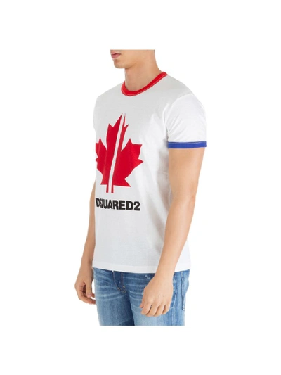 Shop Dsquared2 City Lights T-shirt In Bianco
