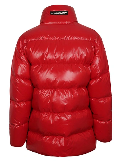 Shop Khrisjoy Khrismen Puffer Jacket In Superlight Red