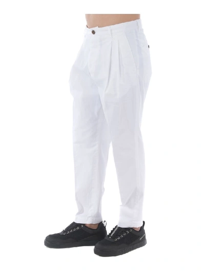 Shop Dsquared2 Trousers In Bianco