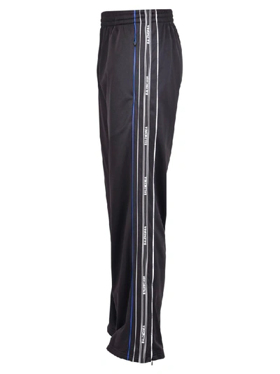 Shop Balenciaga Track Trousers In Black