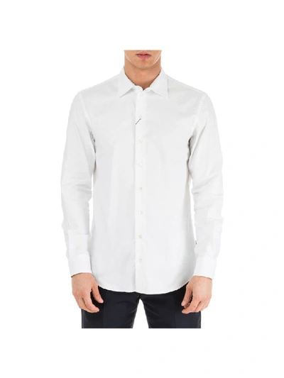 Shop Emporio Armani Stella Star Shirt In Bianco