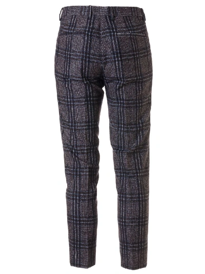 Shop Dolce & Gabbana Checked Trousers In Multicolor