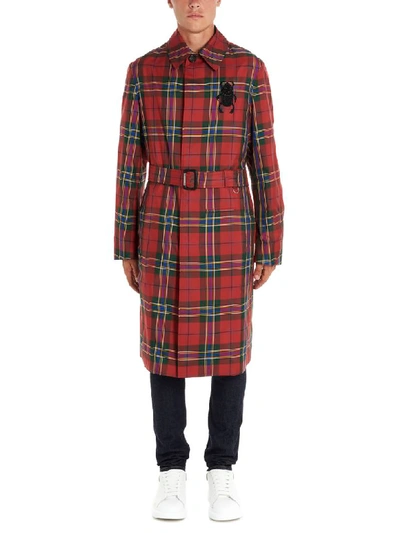 Shop Alexander Mcqueen Trench In Multicolor