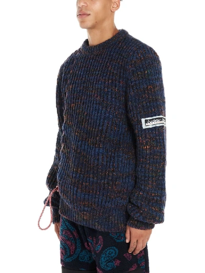 Shop Aries Sweater In Blue