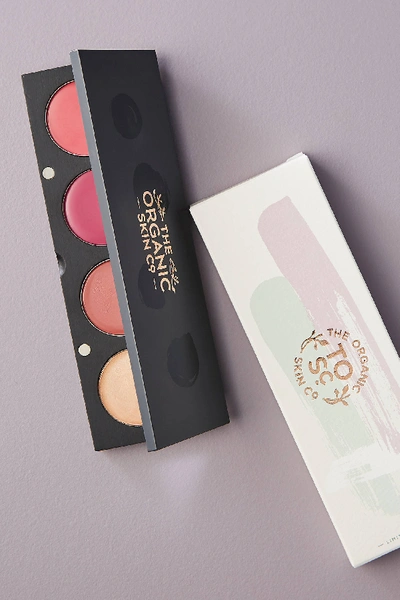 Shop The Organic Skin Co. Cheek And Highlight Palette In Black