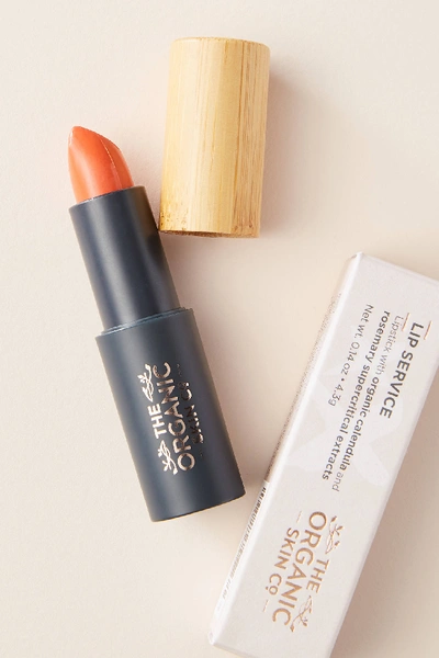Shop The Organic Skin Co. Lip Service Lipstick In Orange