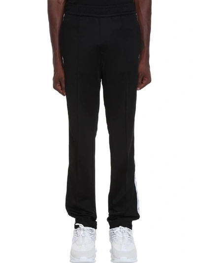 Shop Versace Pants In Black Polyester