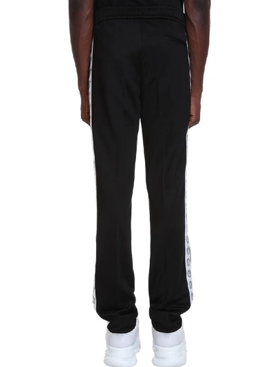 Shop Versace Pants In Black Polyester