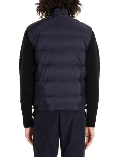 Shop Prada Vest In Blue