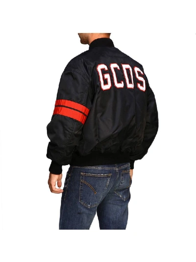 Shop Gcds Jacket Jacket Men  In Black