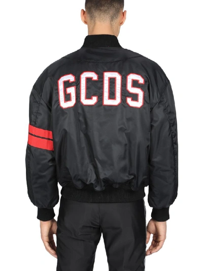 Shop Gcds Jacket In Nero