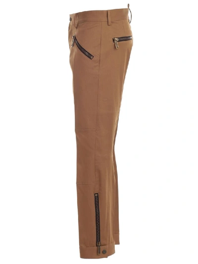 Shop Dsquared2 Pants Cotton Stretch In Camel