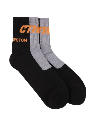 Shop Heron Preston Socks In Multicolor