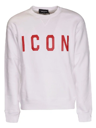 Shop Dsquared2 Icon Sweatshirt In White