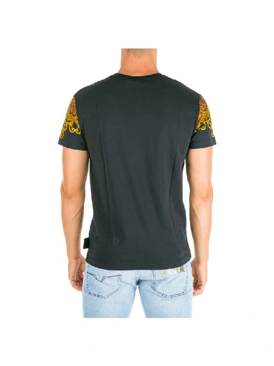 Shop Versace Jeans Couture Leo Baroque T-shirt In Marrone