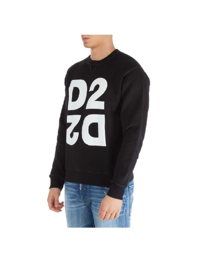 Shop Dsquared2 D2 Sweatshirt In Nero