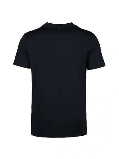 Shop Neil Barrett Printed Short Sleeves T-shirt In Blue