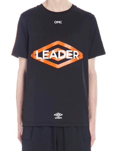 Shop Omc Umbro Leader T-shirt In Black