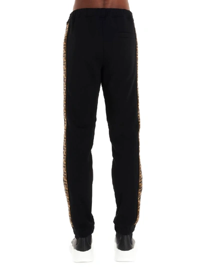 Shop Fendi Pants In Black