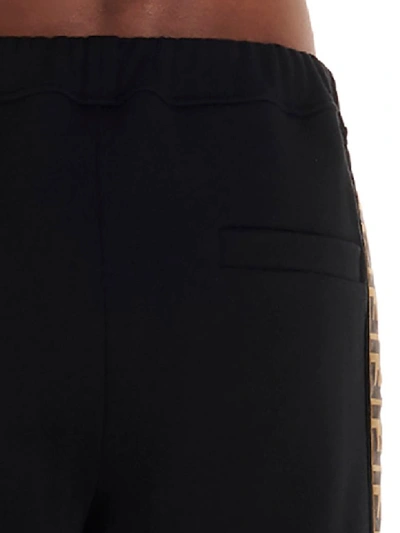 Shop Fendi Pants In Black