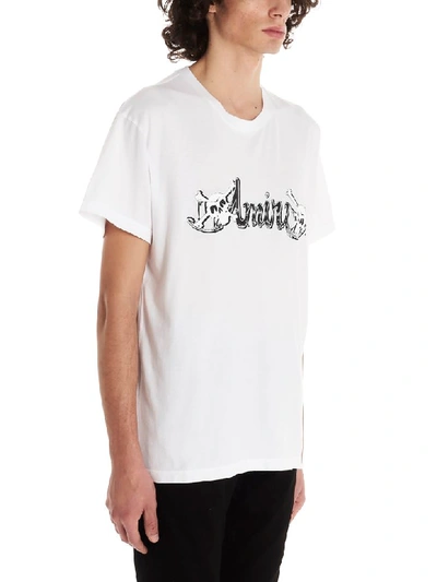 Shop Amiri Motley Crue  T-shirt In White