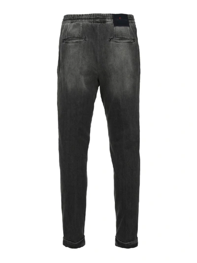 Shop Kiton Jeans In Grey