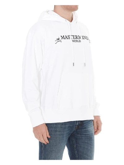 Shop Mastermind Japan Mastermind World Hoodie In White