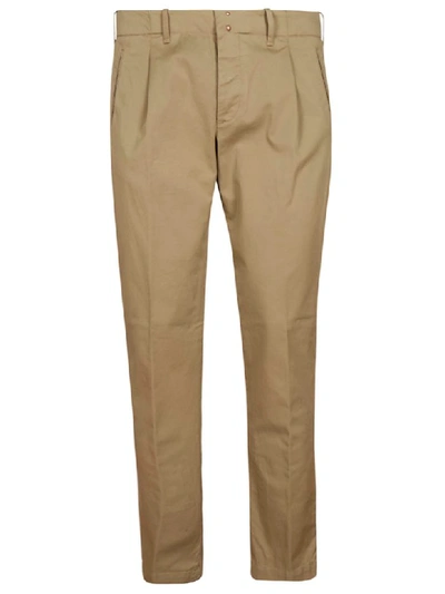 Shop Incotex Classic Trousers In Brown