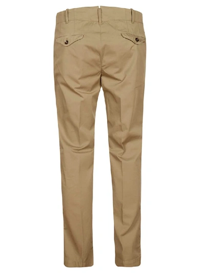 Shop Incotex Classic Trousers In Brown
