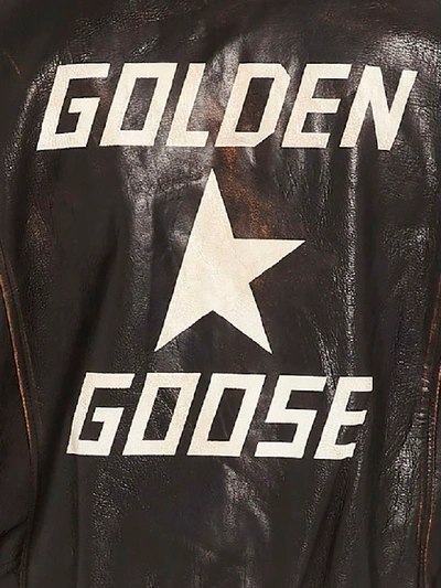 Shop Golden Goose Jacket In Black