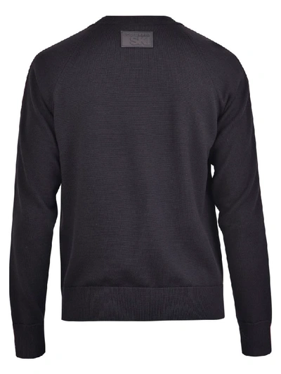 Shop Dsquared2 Branded Sweater In Black