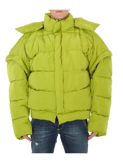 Shop Botter Sculptural Puffer In Lime