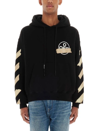 Shop Off-white Arrows Hoodie In Black